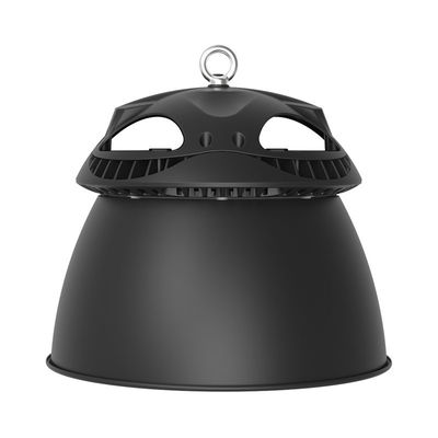 Lumière élevée stable pratique de baie d'UFO couleur noire universelle de 100 watts