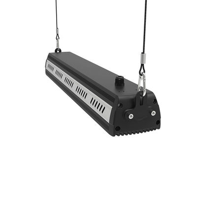 Baie linéaire en aluminium de 200W LED la haute allume la couleur noire pratique